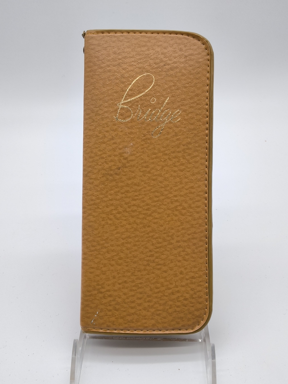 Vintage Zippered Bridge Card Set with Score Pad
